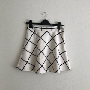 Ann Taylor LOFT Window pane skirt